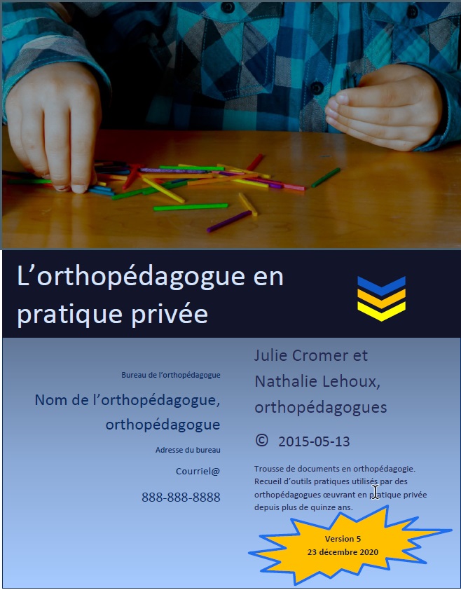 Document de jeux en français - Julie Cromer orthopédagogue